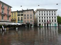 Die Piazza della Riforma in Lugano.
