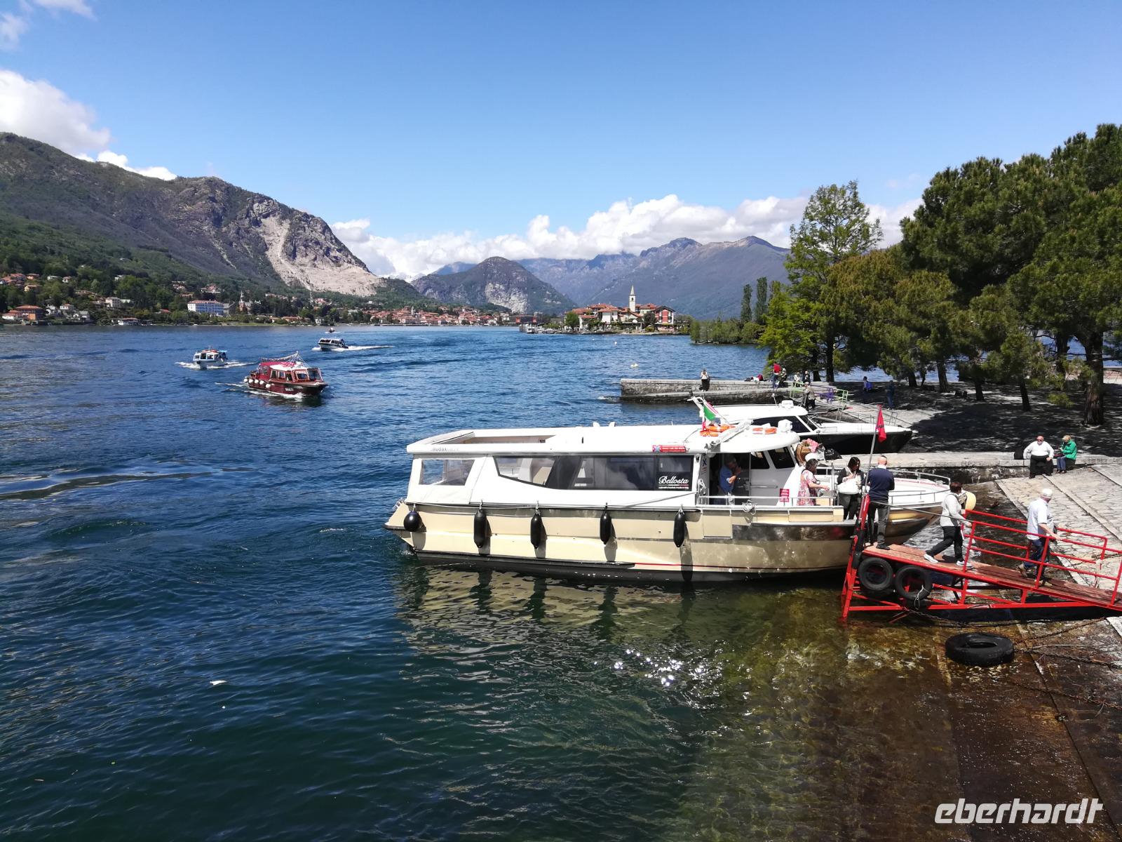 Mit dem nächsten Boot geht es zur Isola Madre.