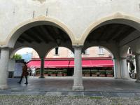 Die Loggia, auch als Marktplatz genutzt.