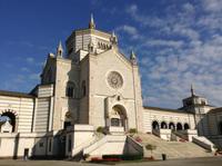 Eingang vom Memorialfriedhof in Mailand