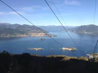 Blick auf den See und die 3 Inseln