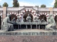 Mailand - Monumentalfriedhof (Grabmal der Familie Campari)