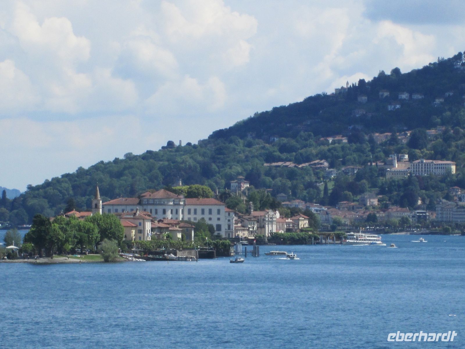 letzter Blick auf die Fischerinsel und die Isola Bella vor unserer Abreise