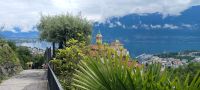 Locarno - Blick über die Wallfahrtskirche mit Kloster