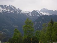 Rueckreise am San Bernardino Pass