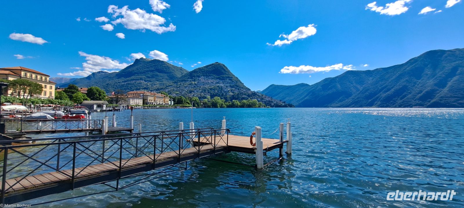 Lago di Lugano in Lugano, Tessin