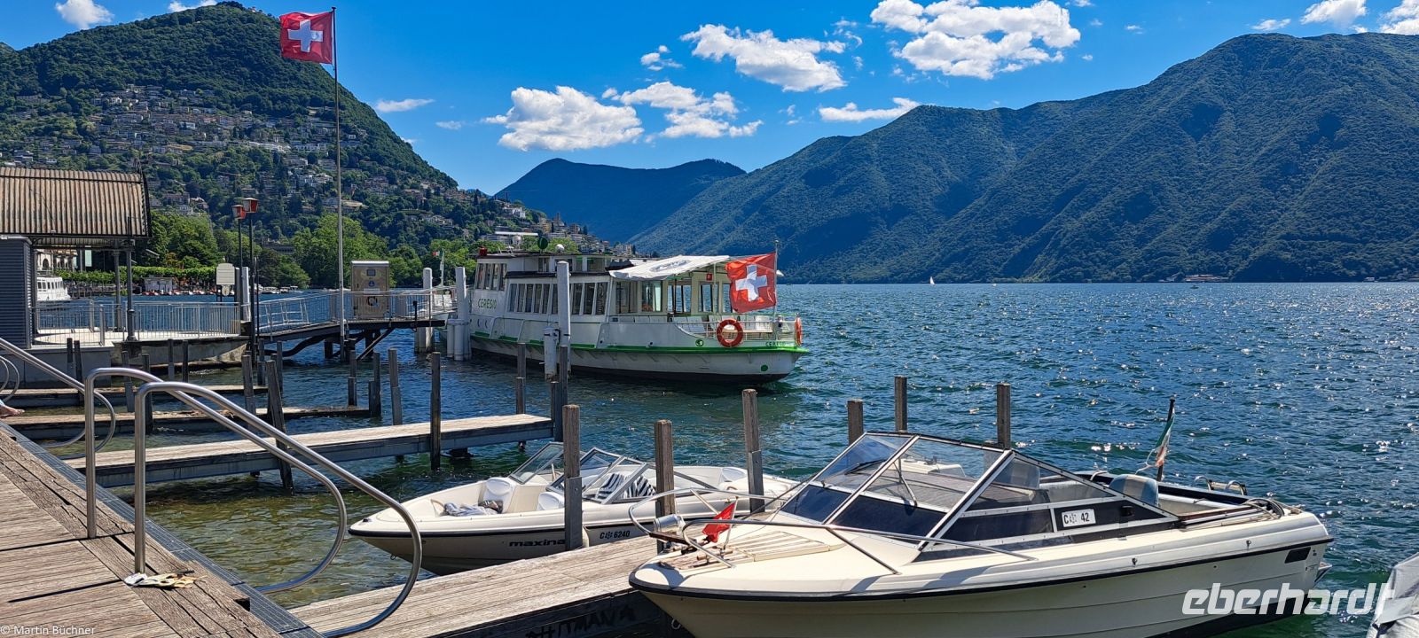 Lago di Lugano in Lugano, Tessin