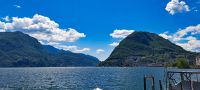 Lago di Lugano in Lugano, Tessin