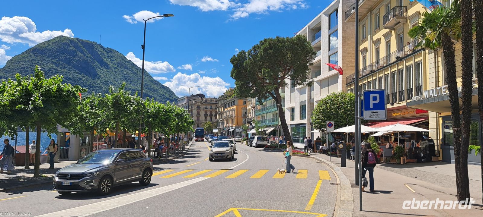 Lago di Lugano in Lugano, Tessin
