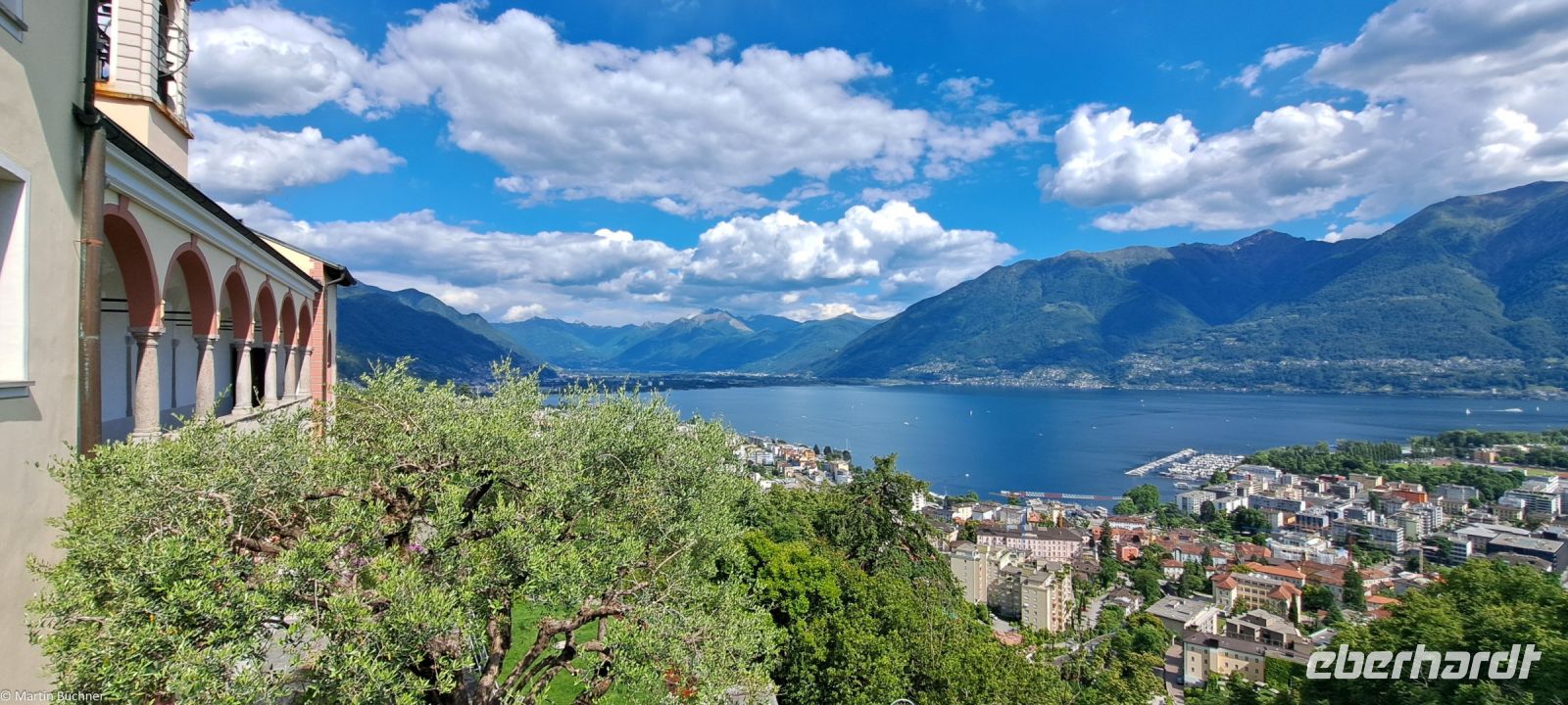 Wallfahrtskirche Madonna del Sasso oberhalb von Locarno am Lago Maggiore