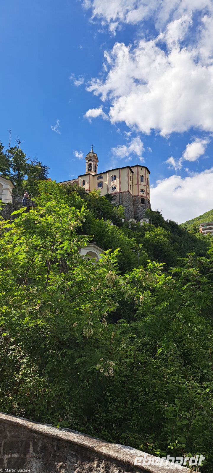 Wallfahrtskirche Madonna del Sasso oberhalb von Locarno am Lago Maggiore