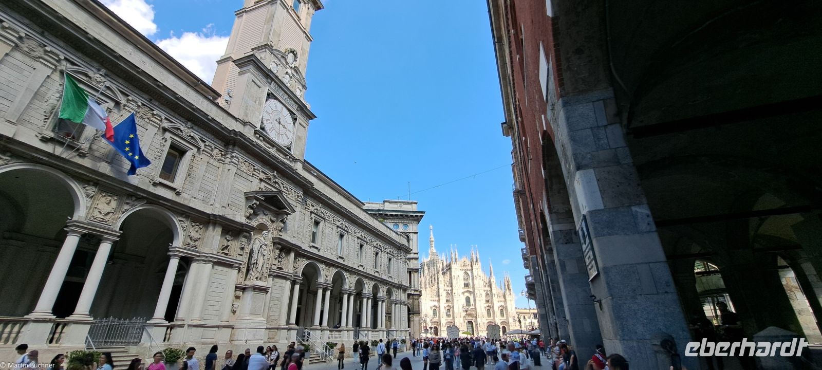 Mailand - Rathaus, Markt und Dom