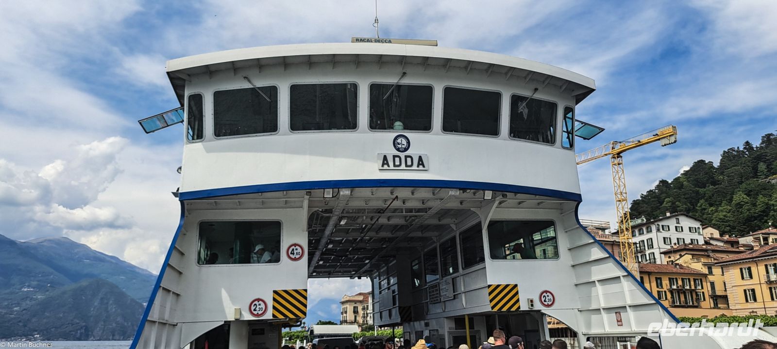 Lago di Como - Comersee - Autofähre nach Cadenabbia