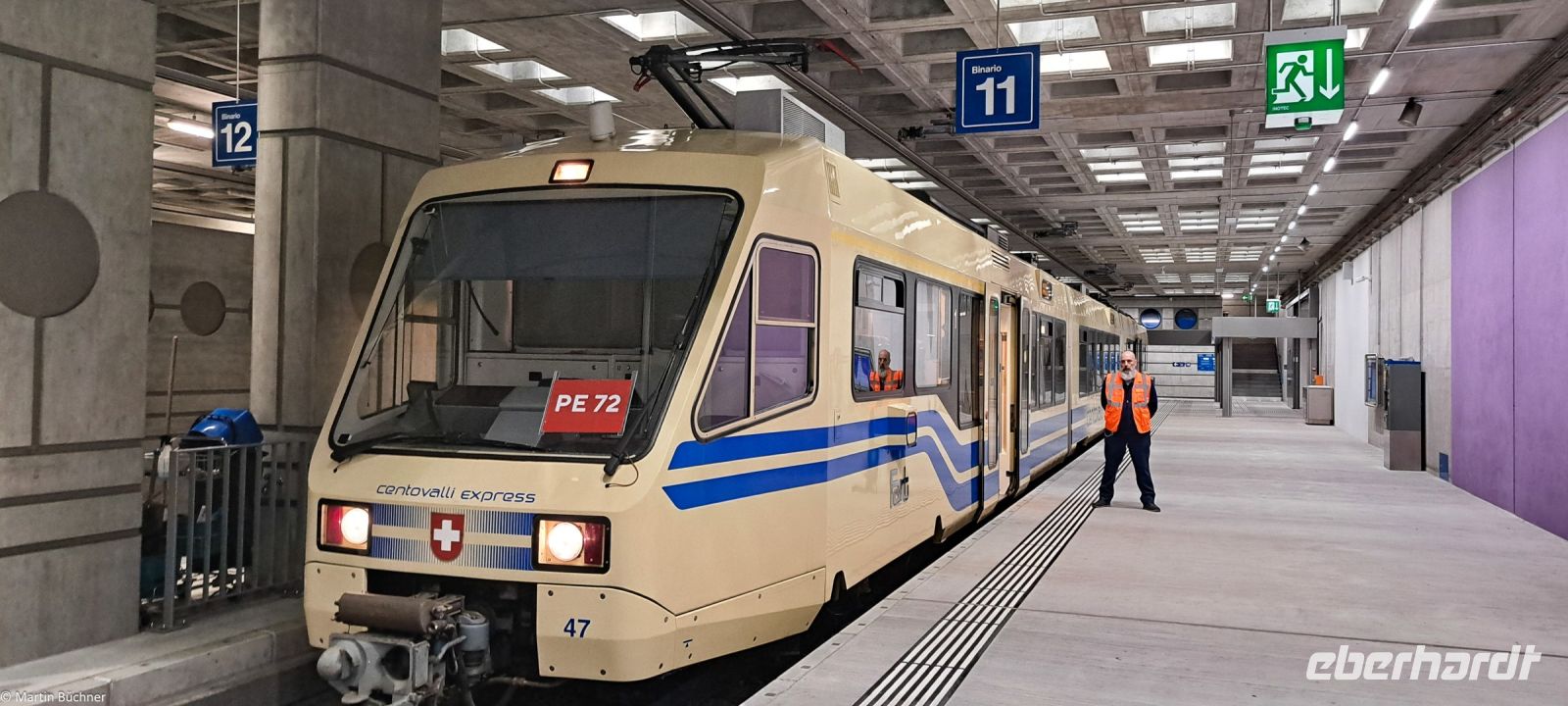 Centovallibahn - von Locarno (Tessin, Schweiz) nach Domodossola (Piemont, Italien)