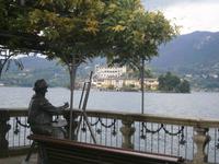 Blick zur Insel San Gulio