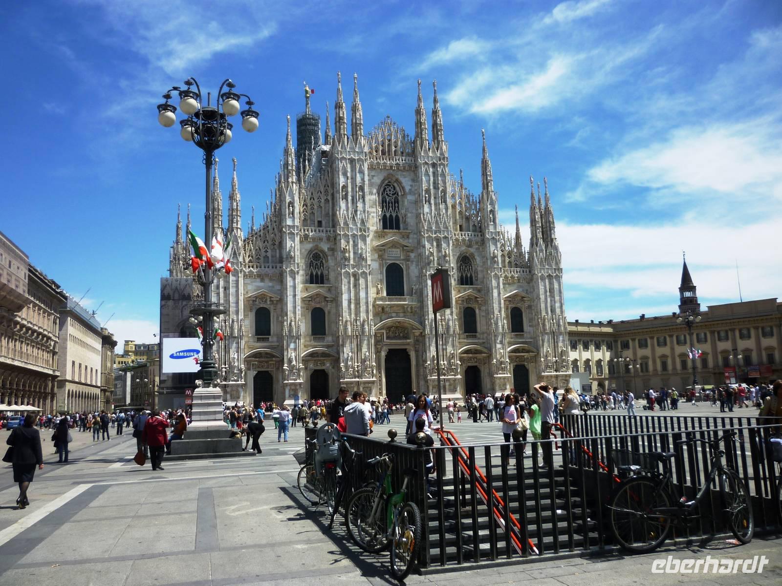 02.06.2013 Mailand Piazza Duomo