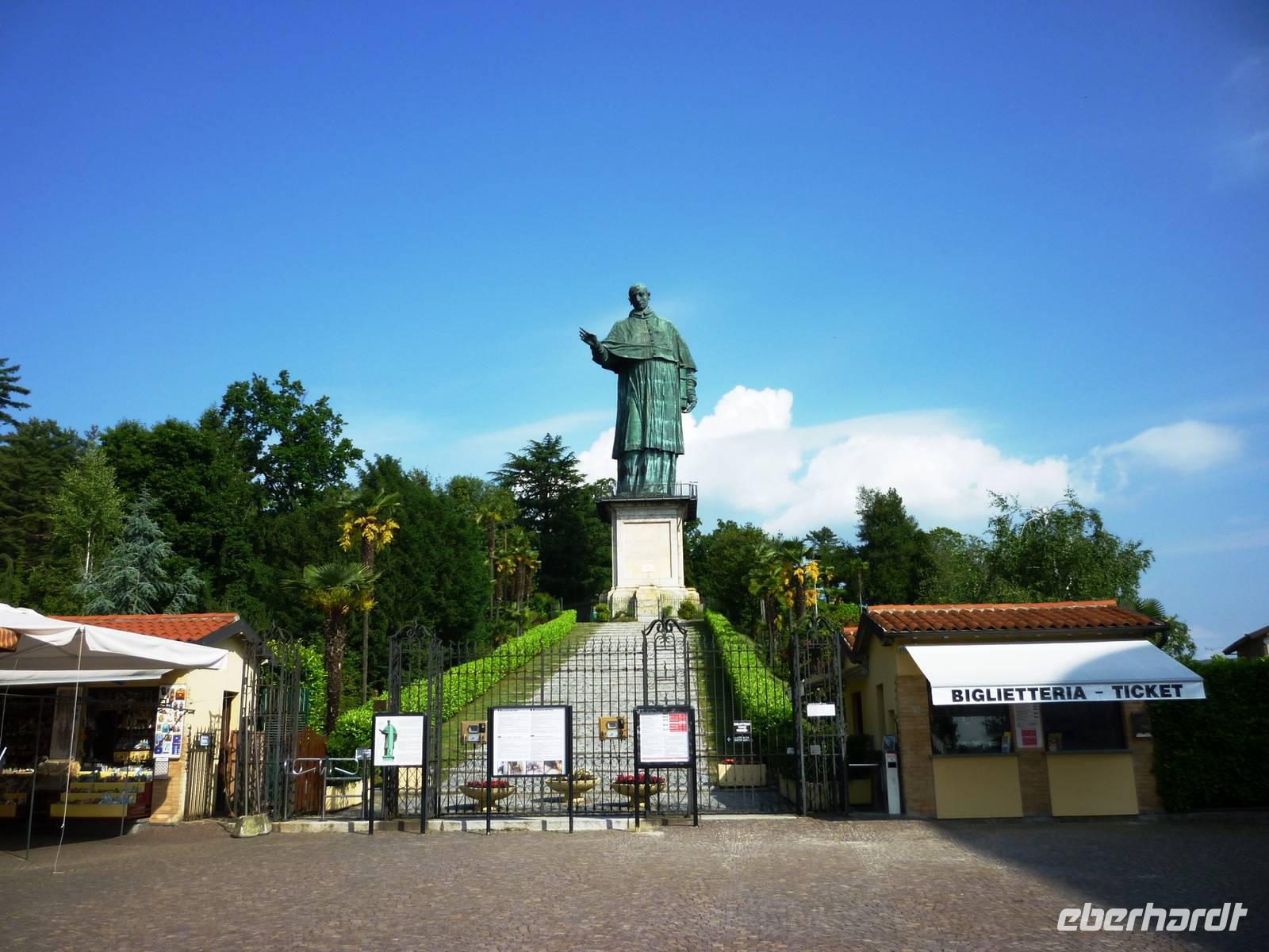 .04.06.2013 Arona Monumentalplastik Carlo Borromeo