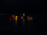Blick von der Dachterrasse auf den Lago Maggiore - Isola Pescatori