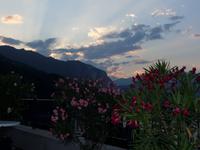 Blick von der Dachterrasse 