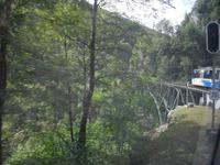 Fantastische Ausblicke bei der Bahnfahrt nach Locarno