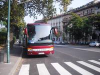 Unser Bus in Mailand