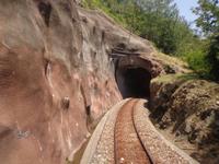 Tunneleinfahrt mit der Centovallibahn