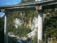 Ausblick wähend der Fahrt mit der Centovallibahn