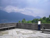 Locarno - Wallfahrtskirche Madonna del Sasso(Blick auf Lago Maggiore)