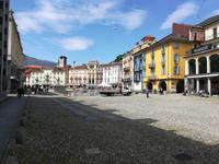 Die berühmte Piazza Grande in Locarno.