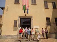 Eberhardt Reisegruppe auf dem Weg zum Letzten Abendmahl