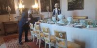 Isola Madre-Schloss-Speisenzimmer