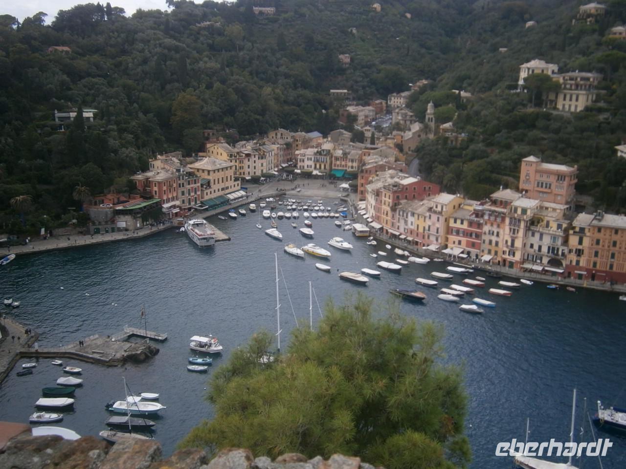 Portofino von oben