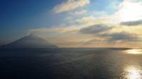 0324 MSC-Lirica, Morgensonne am Stromboli