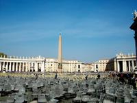 0295 Rom, Petersplatz - nach der Audienz