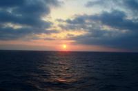 0326 MSC-Lirica, Sonnenaufgang über Montenegro