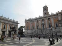 Rom (Kapitolsplatz mit Rathaus)