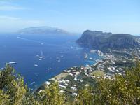 Insel Capri (Blick von Anacapri auf Marina Grande)