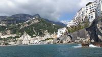 Bootsfahrt entlang der Amalfiküste