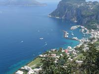 Blick von Belvedere der Villa Michele auf Capri