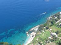 Blick von Belvedere der Villa Michele auf Capri