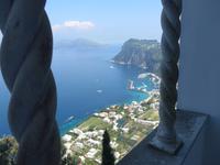 Blick auf Capri von Villa Michele