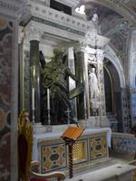 Bronzestatue Hl. Andreas in Krypta Dom von Amalfi