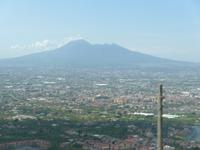 Blick auf Vesuv - Rückweg von Amalfi-Tour