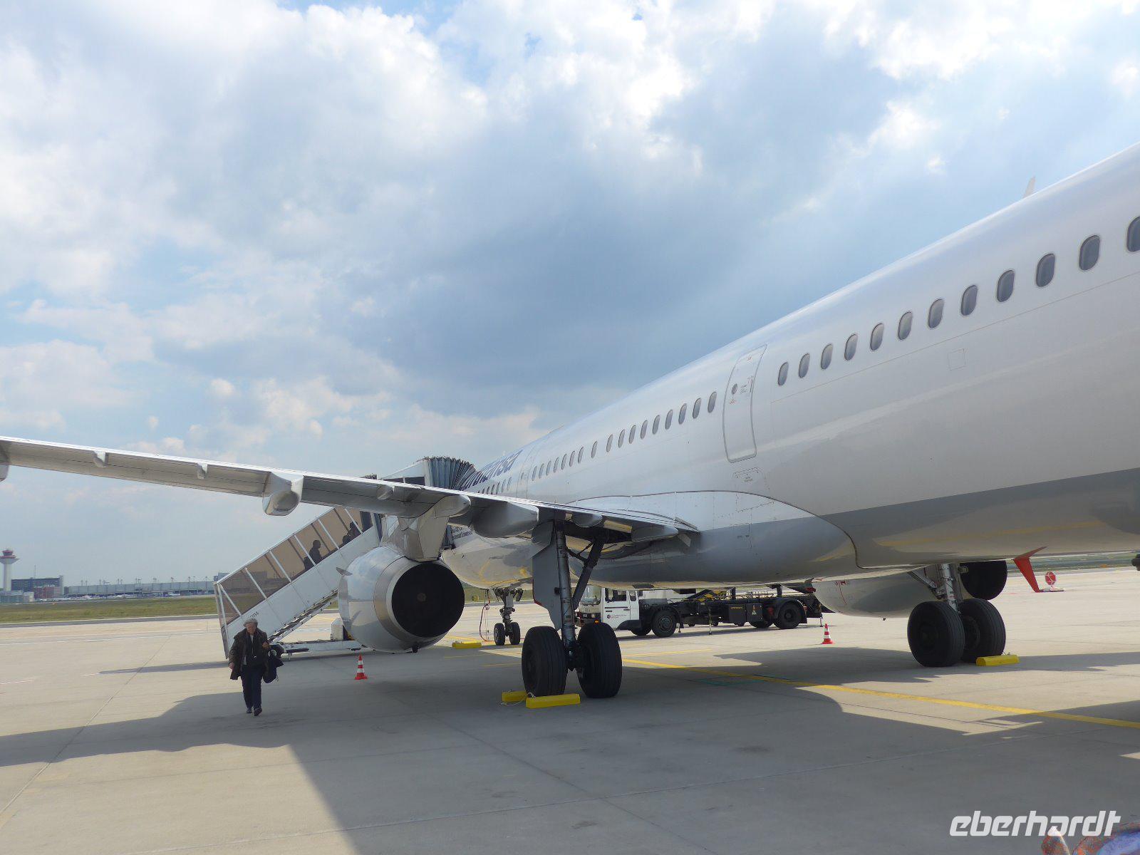 Rückflug von Neapel