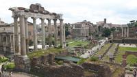Rom (Blick vom Kapitol auf das Forum Romanum)