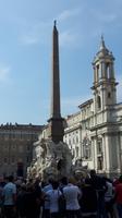 Rom (Altstadt - Piazza Navona mit dem Vierströme-Brunnen)
