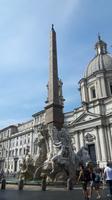 Rom (Altstadt - Piazza Navona mit dem Vierströme-Brunnen)