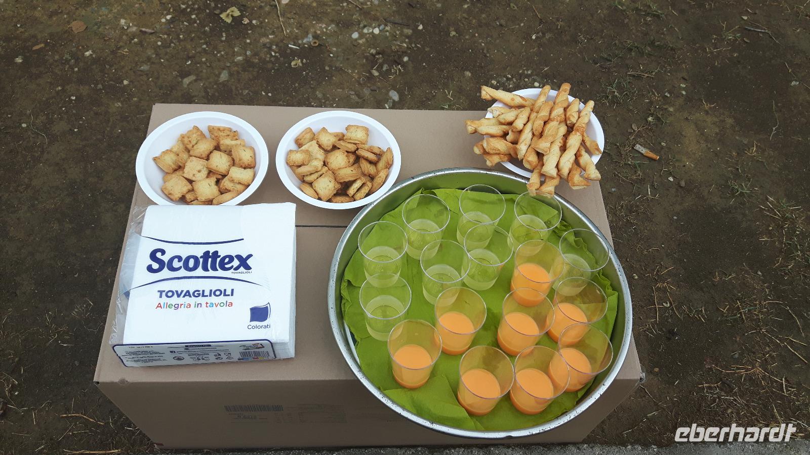 Umtrunk auf der Rückfahrt