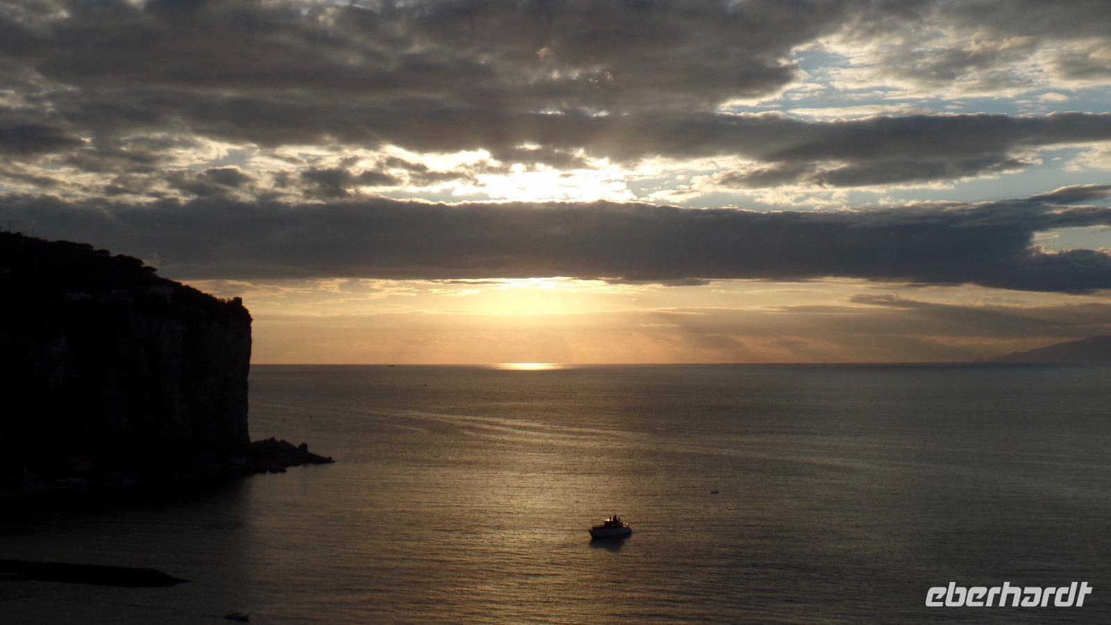 Abschied ...aber mit der Roten Sonne klappt es auch am letzten Abend nicht. 