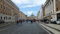 Rom (Via della Conciliazione mit Blick auf die Peterskirche)